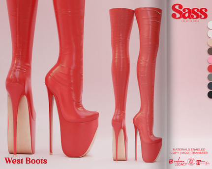 Second Life Marketplace - Thigh High Boots